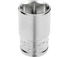 HÕGERT Galvutės 1/2", šešiakampės, CrV plienas, 8 mm DIN 3124