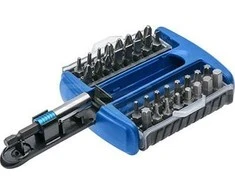 Sukimo antgalių komplektas Hogert HT1S402; 1/4''; 33 vnt.