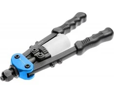 Högert Technik Dvirankiai kniedžiai, trumpesni nei 250 mm, 5 keičiamos galvutės, maks. 4,8 mm HT2C154