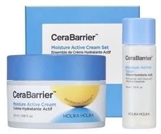 Holika CeraBarrier Moisture Active Kreminis Special Edition komplektas krem do twarzy 50ml + tonik do twarzy 30ml