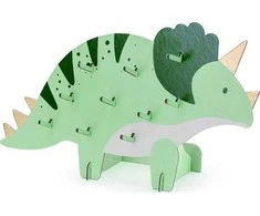 Home Decor Namų dekoras Triceratops užkandžių siena 38x23cm