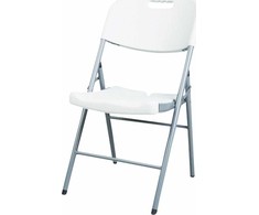 Home It Enjoy>it® luksus klapstol 45 × 50 × 88 cm hvid/grå