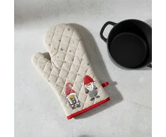 Home Styling Collection Cotton orkaitės pirštinė su nykštukų raštu, 31 × 18 cm