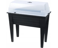 Home Styling Collection Sodo stalas auginimui BOTANIC, mini šiltnamis su apsauginiu stogeliu, 78 cm