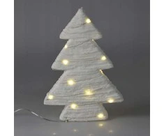 Home Styling Collection Dekoratyvinė audinio eglutė su LED, 30 cm