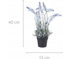 Home Styling Collection Sztuczna levanda w doniczce, 40 cm