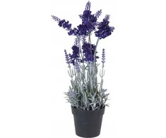 Home Styling Collection Sztuczna levanda w doniczce, 40 cm
