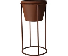 Home Styling Collection Gėlių vazonai ant kojų, rūdžių efektas, 2 vnt