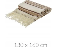 Home Styling Collection Antklodė su kutais, dryžuota, akrilinė, 130 x 160 cm