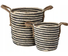 Home Styling Collection PIECES Sandėliavimo krepšeliai su rankenomis, 2 vnt
