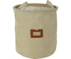 Home Styling Collection Audinio krepšelis su langu ir rankenomis, Ø 24 cm