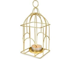 Home Styling Collection Žibintas Žvakidė 25 cm Auksinis Metalas