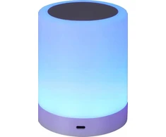 Home Styling Collection Lietimui jautri LED stalinė lempa, keičiama spalvą, įkraunama per USB