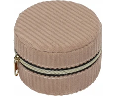 Home Styling Collection Maža papuošalų dėžutė, velvetas, Ø 8 cm