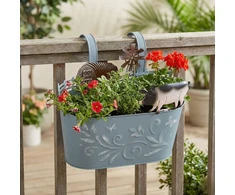 Home Styling Collection Metalinis vazonų apdangalas RANCH su naminių gyvūnų motyvu, 34 cm