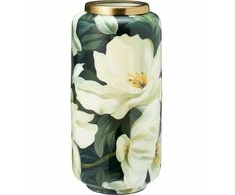 Home Styling Collection Metalinė dekoratyvinė vaza BADU, auksinė obwoluta