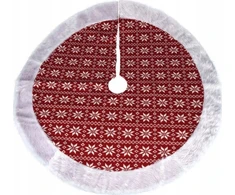 Home Styling Collection Namų stiliaus kolekcija MEGZTAS SIJONĖLIS Kalėdų eglutės kilimėlis, Ø 100 cm