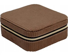 Home Styling Collection Papuošalų dėžutė, velvetas, 12 x 12 x 5 cm
