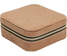Home Styling Collection Papuošalų dėžutė, velvetas, 12 x 12 x 5 cm