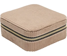 Home Styling Collection Papuošalų dėžutė, velvetas, 12 x 12 x 5 cm