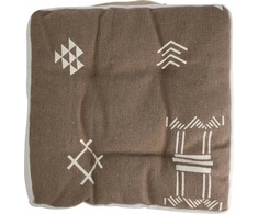 Home Styling Collection Kėdės pagalvėlė, medvilninis pagalvės užvalkalas, etninis raštas, 40 x 40 x 6 cm