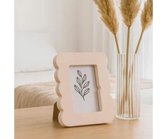 Home Styling Collection Frame Nuotraukų rėmelis su banguotu kraštu, PAGRINDAS, 16 x 2,2 x 20,8 cm