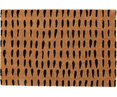 Home Styling Collection Raštuotas kokoso pluošto durų kilimėlis, 59 x 39 cm