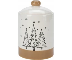 None Nežinomas Kalėdinių dėžučių rinkinys, 0.5 l, ruda/balta/juoda