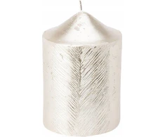 Home Styling Collection Dekoratyvinė žvakė su metaliniu raštu, 7 x 10 cm
