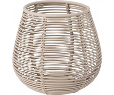 Home Styling Collection Arbatos žvakių laikiklis, smėlio spalvos, ažūrinis