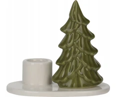 Home Styling Collection Kalėdinė žvakidė su eglute, 8 cm