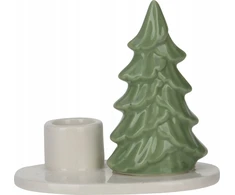 Home Styling Collection Kalėdų žvakių laikiklis su eglute, 8 cm