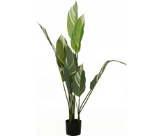 Home Styling Collection Dirbtinis augalas dideliais lapais, 118 cm