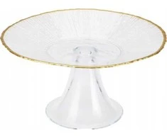 Home Styling Collection Stiklinė tortinė su aukštu padu, 15,5 cm, auksinė