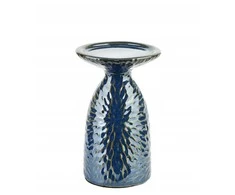 Mondex Since 1986R Namų stiliaus kolekcija YARINE Mėlynas žvakidė 10,5x8,5x16,5 cm