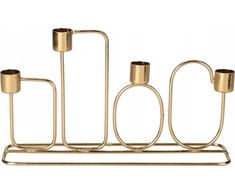 Home Styling Collection Žvakidė su geometriniais raštais, 27 x 16 cm