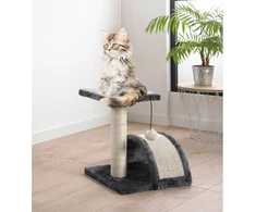 Homea draskyklė katei su platformą i pomponem, 38 cm, spalva juoda