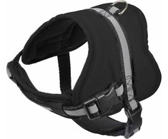 Homea Reguliuojami diržai šuniui, 33-45 cm, juodi