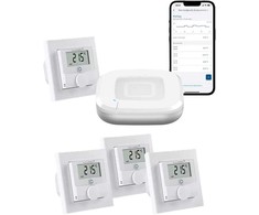 HomeMatic IP Homematic IP Patalpos oro kondicionavimo rinkinys su AP 2 ir 4 sieniniais termostatais