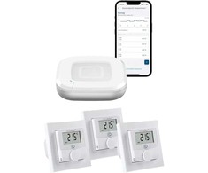 HomeMatic IP Homematic IP Patalpos klimato rinkinys su AP 2 ir 3 sieniniais termostatais