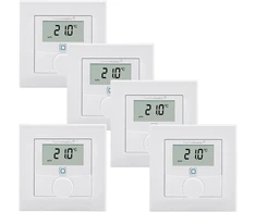 eQ-3 HomeMatic IP Homematic IP Wandthermostat m. Luftfeuchtigkeitssensor 5er Set