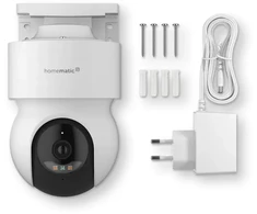 HomeMatic IP lauko kamera (HmIP-CO) (balta, 5MP, WLAN) (162943A0)