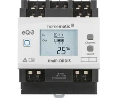 eQ-3 „HomeMatic IP“ pritemdymo pavara, montuojama ant DIN bėgelio – 3 padėčių