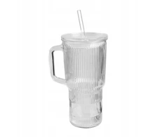 Homla Glass Homla BERE grioveliai su stiklo šiaudeliu 1L