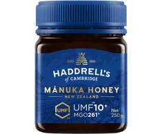 HONEY NEW ZEALAND Haddrells Manukos medus UMF10+ MGO261+ 250g