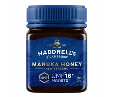 Honey New Zealand Haddrells Manuka medus UMF16+ MGO570+ 250g