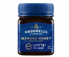 Honey New Zealand Haddrells Manuka medus UMF13+ MGO404+ 250g