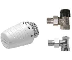 Honeywell Thera4 termostatinė galvutė + radiatoriaus vožtuvas + atbulinis vožtuvas (VTL320EA15)