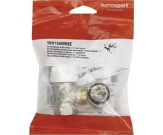 Honeywell termostatinis vožtuvas kampinis 1/2 su Honeywell HOMEXPERT TERMOSTATO VOŽTUVAS CAT 1/2 + RANKENĖ