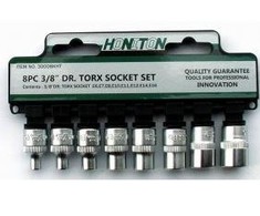 Honiton Torx 3/8 "E6-E16 8vnt. (H3008)